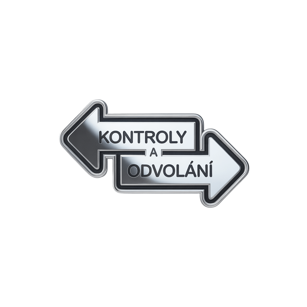 ikona kontroly a odvolání